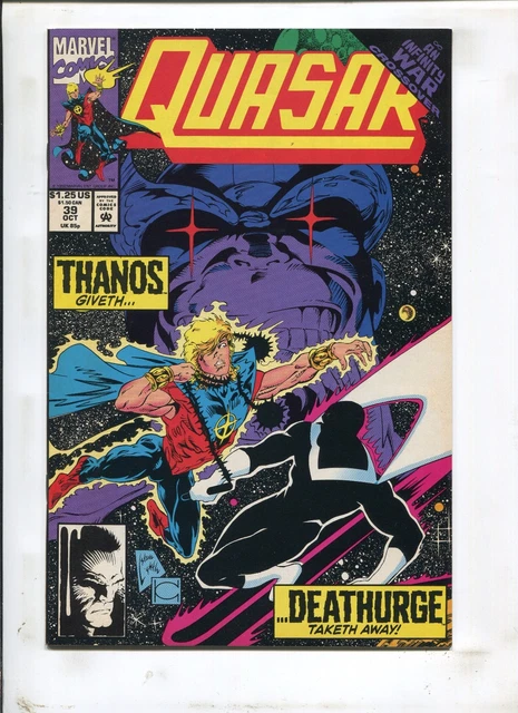 Quasar #39 To Be Or Not To Be! (9.0) 1992 Infinity War Crossover!