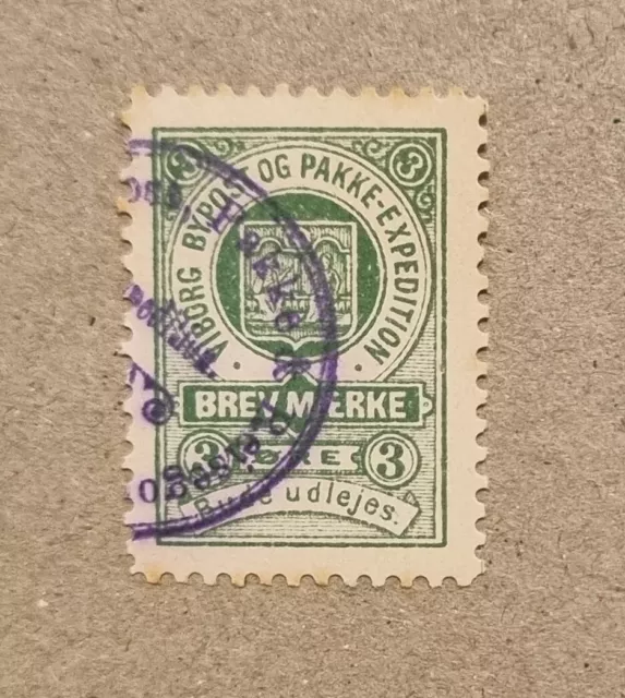 STAMPS DENMARK LOCAL POST VARIOUS USED - #7226a