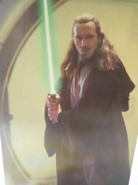 Cartolina cartolina Star Wars Qui-Gon Jinn Episodio I Liam Neeson senza descrizione 
