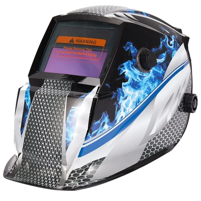 Casco Saldatura Oscuramento Auto Solare Tig Mig Strumento Scudo Macinazione V4O6 3