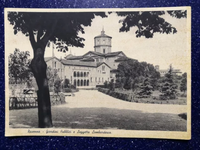 cartolina -Ravenna Giardini pubblici -non viaggiata f. grande come da immagini
