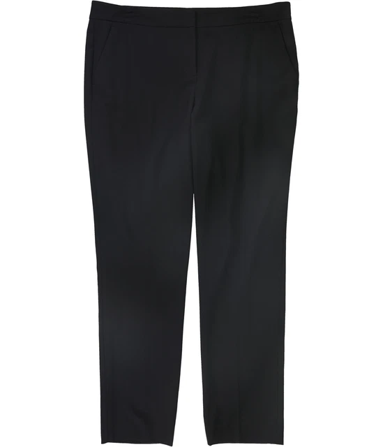 Vince Camuto Womens Solid Casual Trouser Pants, Black, 10