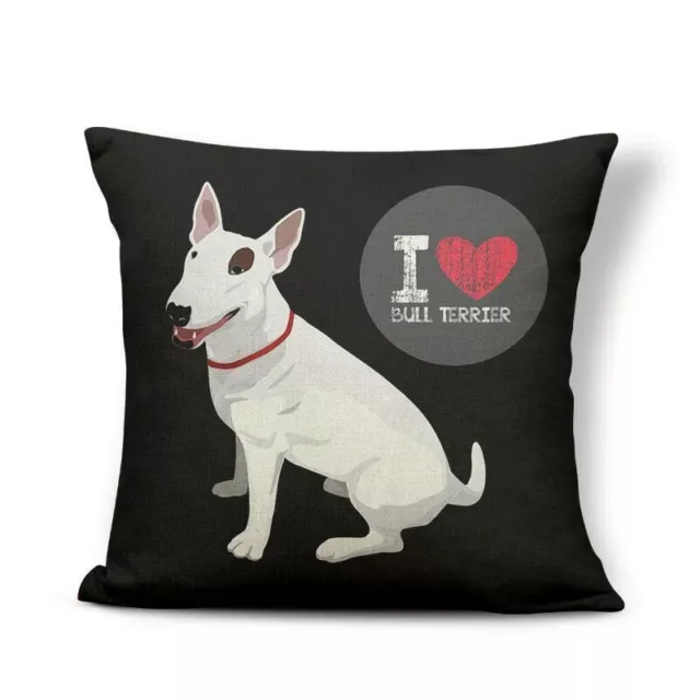 Lovely Bull Terrier Beagle Cushion Covers Boston Terrier Boxer Dog Bulldog Cat 2