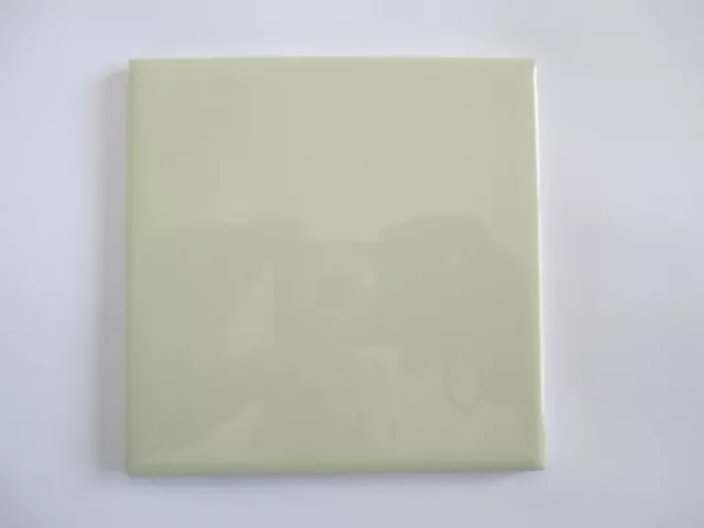 Vintage Seafoam Green Gloss Ceramic Wall Tile Square 4-1/4" X 4-1/4"