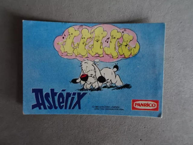 1 sticker Panrico Asterix @1988 Goscinny Uderzo