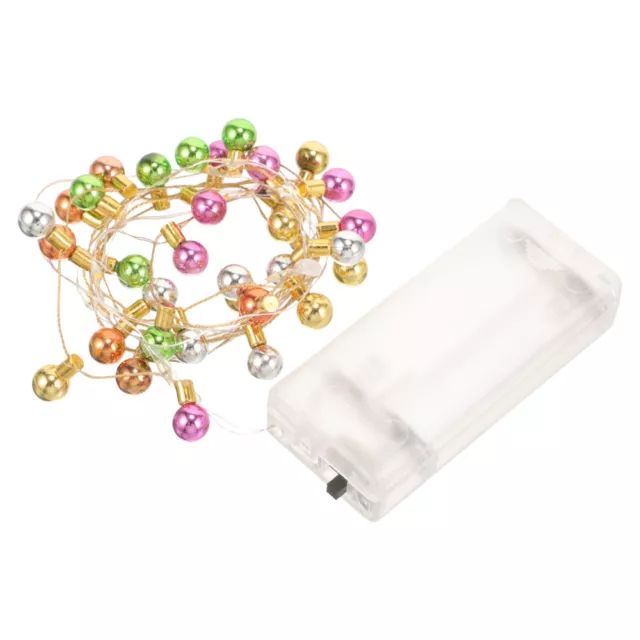 Mini Light Bulb String Plastic Globe Fairy Lights Christmas Tree LED