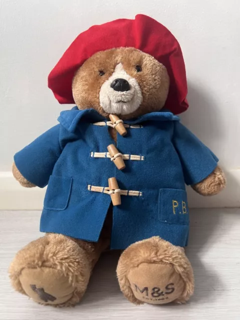 Juguete de peluche Paddington Bear 33 cm Marks and Spencer 2017 de colección