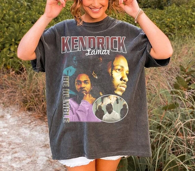 Kendrick Lamar Vintage T-Shirt, Black Cotton Shirt For Unisex LB2161
