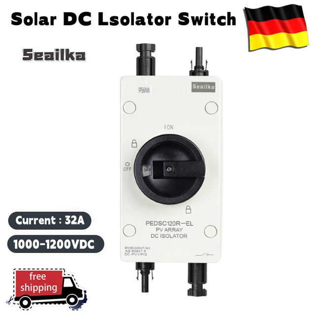 Interruttore di separazione fotovoltaico interruttore solare fotovoltaico interruttore di sblocco 4 poli