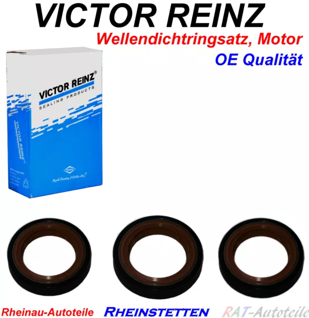 Wellendichtring Satz (3 Stück) für Motor V.Reinz Opel Ascona C CC 84_, 89_ 1.3 N