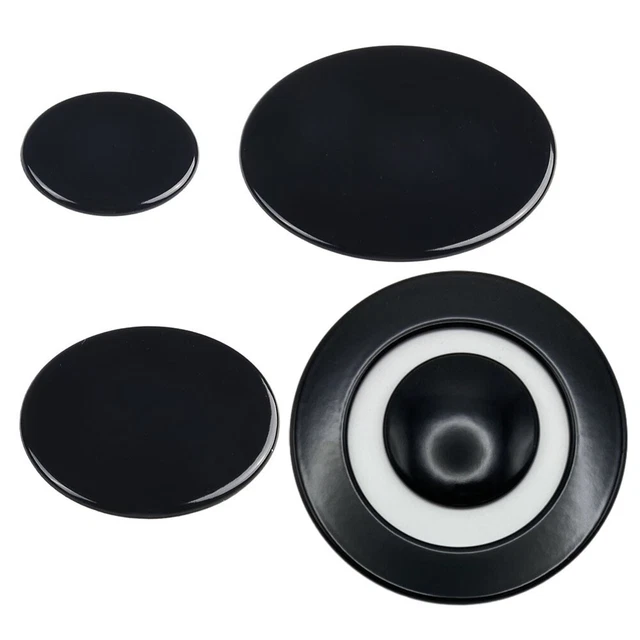 Kit De 4 Bouchons De Brûleur Pour Cuisinière à Gaz – Neuf (métal)