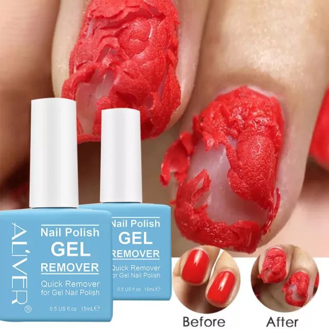 15/30ml Vernis Gel Éclat Magique Tremper Solvant Ongle Nettoyant Manucure ,