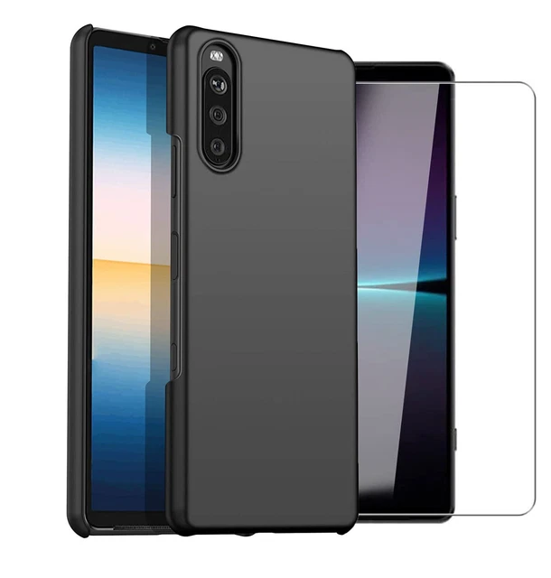 Kwmobile Custodia Compatibile Sony Xperia 10 IV - Cover In Silicone TPU Morbido, Protezione Gommata, Colore Artic Night