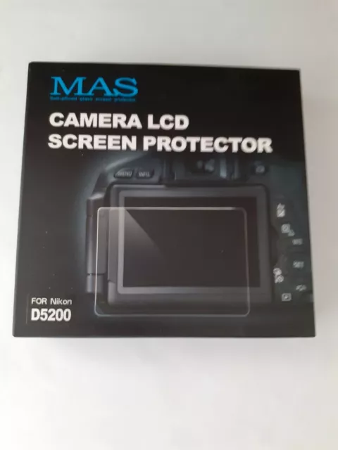 Camera LCD screen protector MAS for Nikon D5200