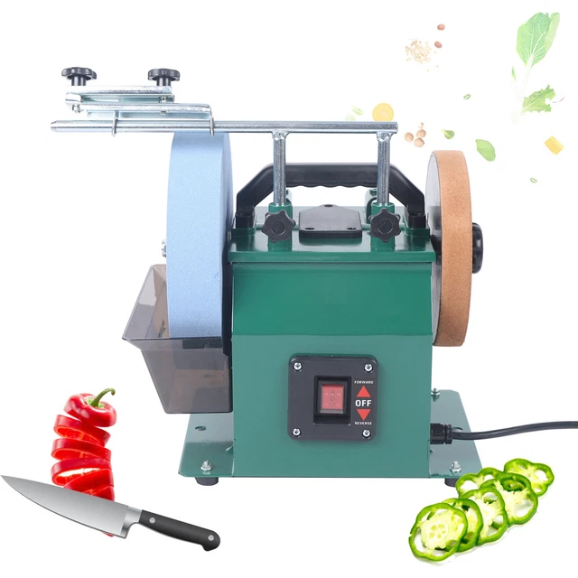 Electric Knife Sharpener Water-cooled Grinding Machine &10" Sharpening Stone new