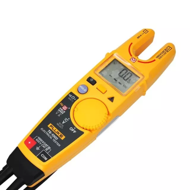 Fluke T6-1000 Clamp Meter Continuity Current Tester FieldSense with carry case 2