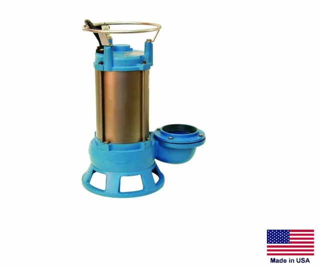 SEWAGE SHREDDER PUMP Submersible - Industrial - 2" - 115V - 1 Ph - 7,200 GPH