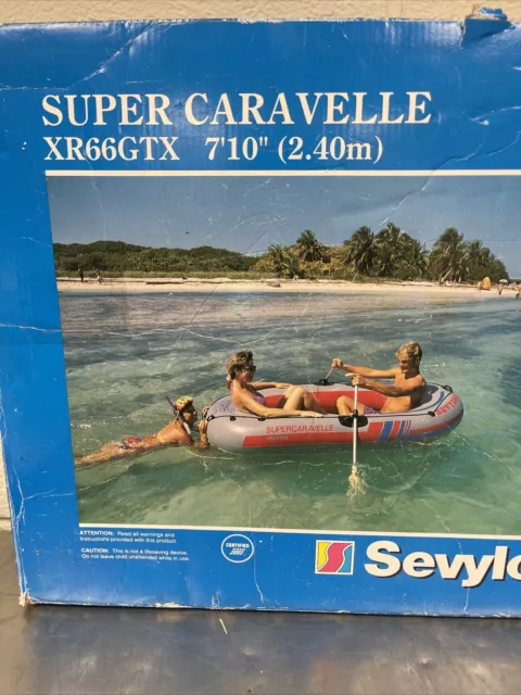 Sevylor Super Caravelle XR66GTX 3 Person Boat. New/Open Box 2