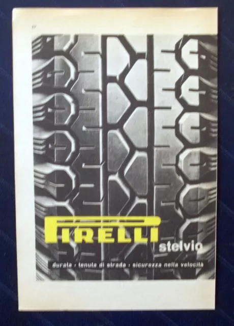 B755-Advertising Pubblicità-1953-PIRELLI STELVIO