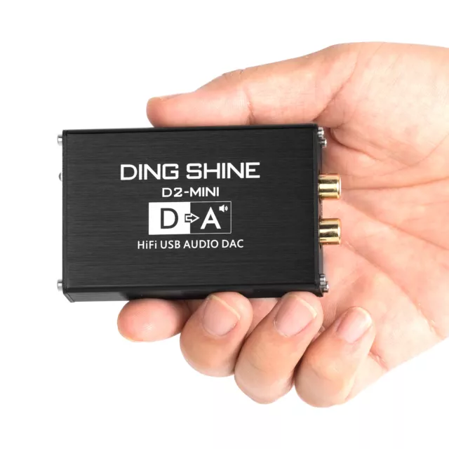 Mini USB DAC Digital to Analog Converter D/A Converter External USB Sound Card