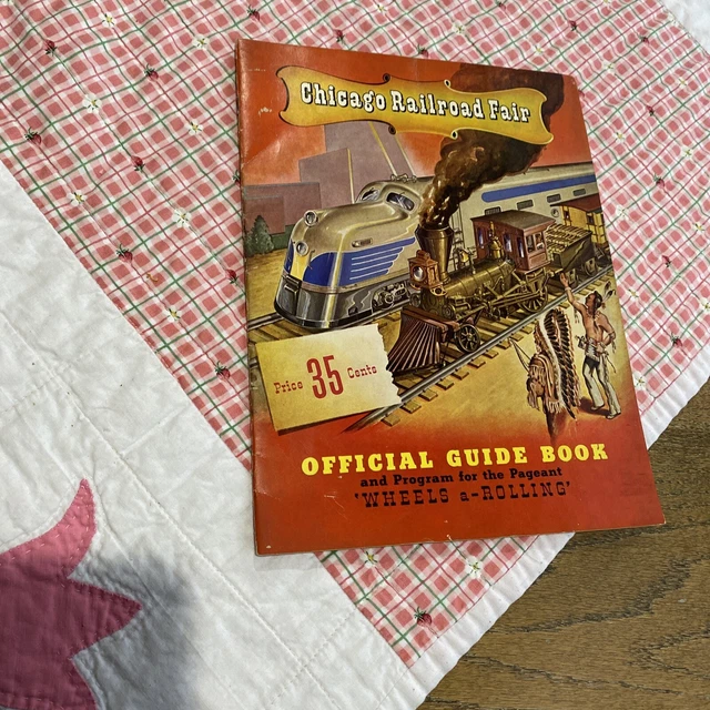 Chicago Railroad Fair Official guide Book 1948 and 1949 Lot Of 2 2