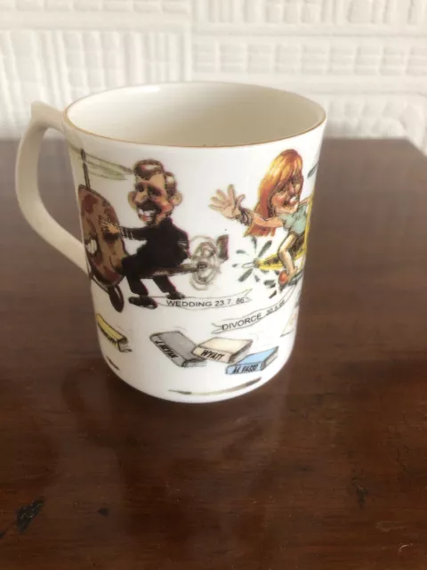 Unusual Prince Andrew And Sarah Ferguson Divorce Mug 1996