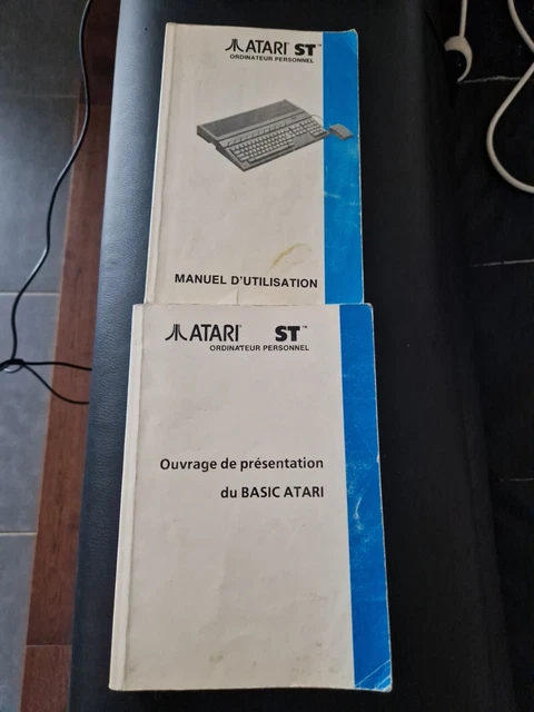 Lot De 3 Boîtes Atari ST Avec Notices – Sans Disquettes, Pour Collection Ou Pièces
