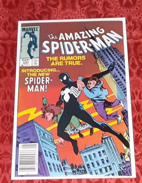 Amazing Spider-Man #252 - Very Nice 1st Black Suit Marvel Comics 1984 Newsstand