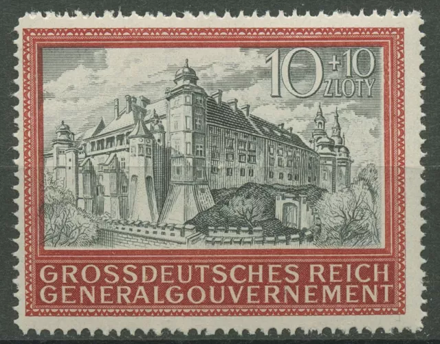 Generalgouvernement 1944 Burg von Krakau, 5 Jahre GG, 125 postfrisch