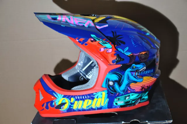 ONEAL 1SRS Youth Helmet REX Multi Jugend Motocross Helm Fullface L 51-52cm Mtb