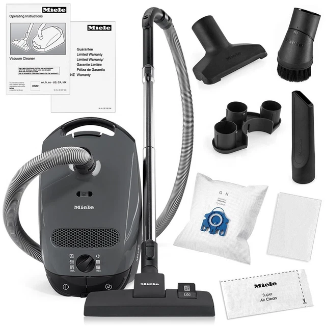 MIELE CLASSIC C1 Pure Suction Canister Vacuum Cleaner + SBD 2853 Rug