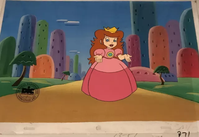 Super Mario Brothers Original Animation Production Art Cel  DIC Ent
