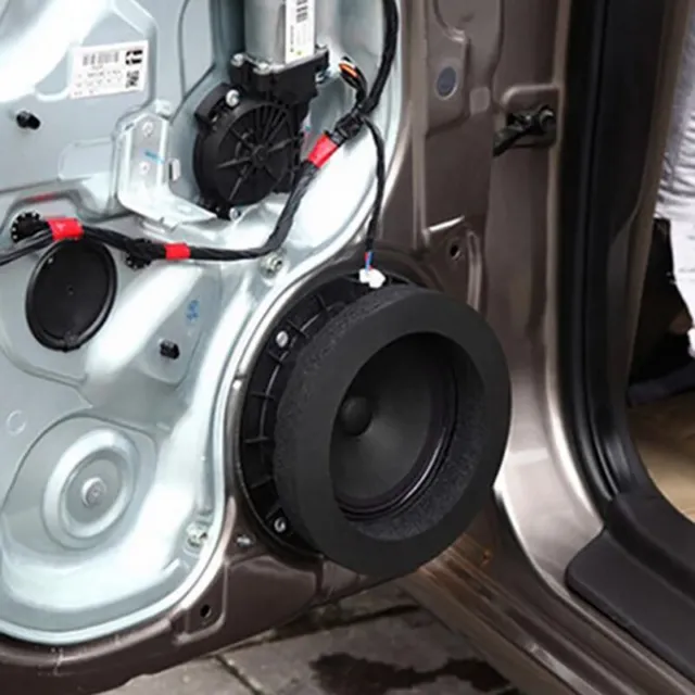 1Pc 6.5 Inch Universal Car Speaker Ring Soundproof Sponge Pad Car Accessor_ou