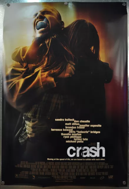 Crash Original DS Advance One Sheet Movie Poster 2005 27 x 40