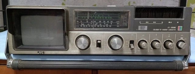 JVC Cx-500me Registratore Cassette TV Radio Combo Vintage Anni 70