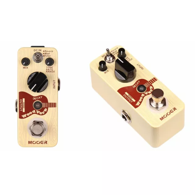 Mooer Woodverb - Reverb digitale 3 modes pour guitare acoustique