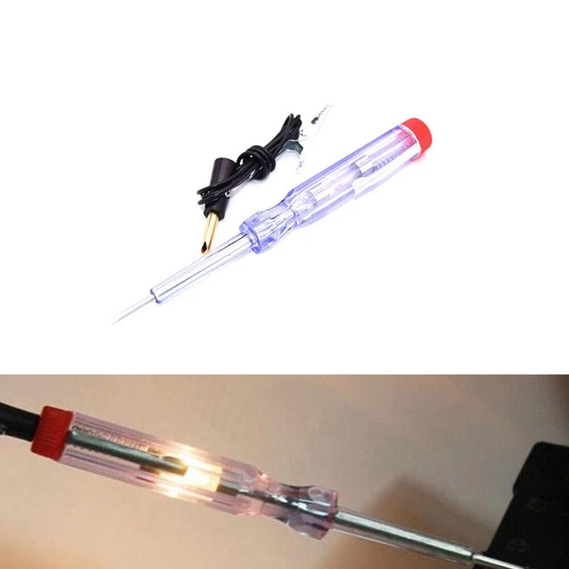 Tester circuito filo tester tensione lampadina 3 Watt 6 V-24 V DC 20 AMP AS plastica
