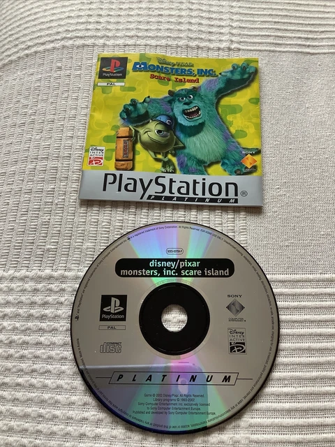 DISNEY PIXAR MONSTERS Inc. Scare Island - PlayStation PS1 game - no ...
