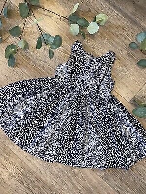 NEXT  Girls summer animal Monochrome print Holiday Party Dress Age 2-3 Years