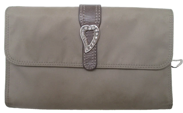 Portefeuille/porte-monnaie En Cuir Nicolas Deschamps Vintage Rouge - Occasion En Très Bon état, Unisexe