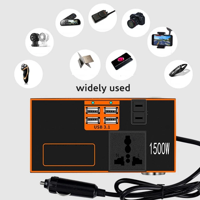Auto Inverter Orlo Overcurrent Protezione Surriscaldamento Protezione Universale