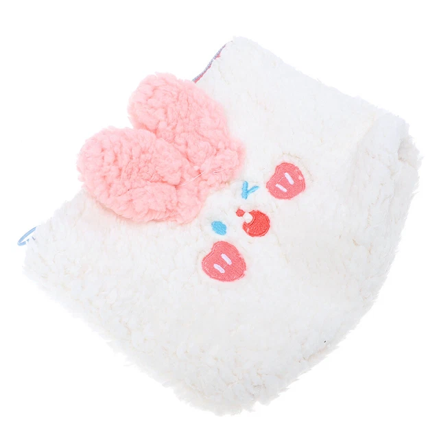 Trousse De Maquillage En Peluche Porte-monnaie Sac Cosmétique Lapin Duveteux