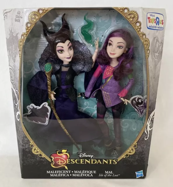 Hasbro Disney Descendants 12” MALEFICENT & MAL Isle of the Lost DOLL SET NEW