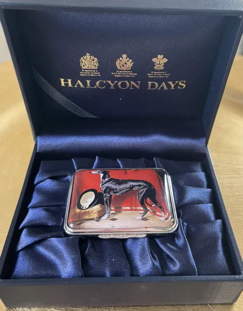 Halcyon Days Enamels EOS by Landsser Trinket Box England Prince Albert