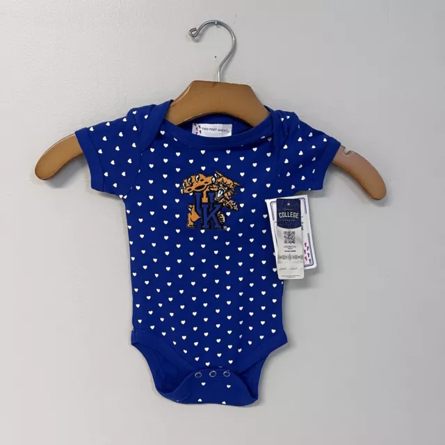 Two Feet Ahead Kentucky snap bodysuit 6 months NWT 6M baby