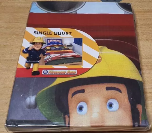 Fireman Sam Rescue Single Duvet Cover And Pillow Case SALEd LD