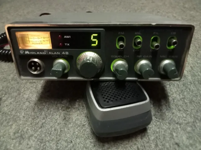 MIDLAND ALAN 48 - RTX CB Radio 40 Canali AM/FM