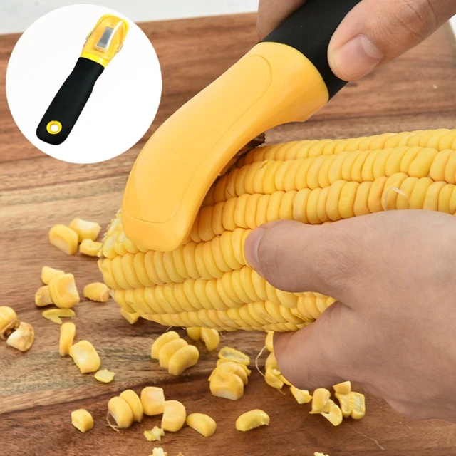 EASY TO USE Kernel Cutter Yellow Corn Peeler Stripper Tool for Kitchen
