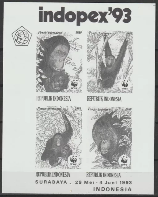 Indonesia 1993 Wwf Sg Ms 2090 Mnh