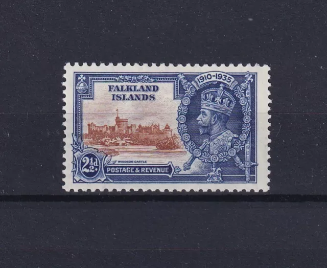 Falkland Isles. 1935 Jubilee Var. 2d "Double Flagstaff ", SG 140e. VFM. £900.